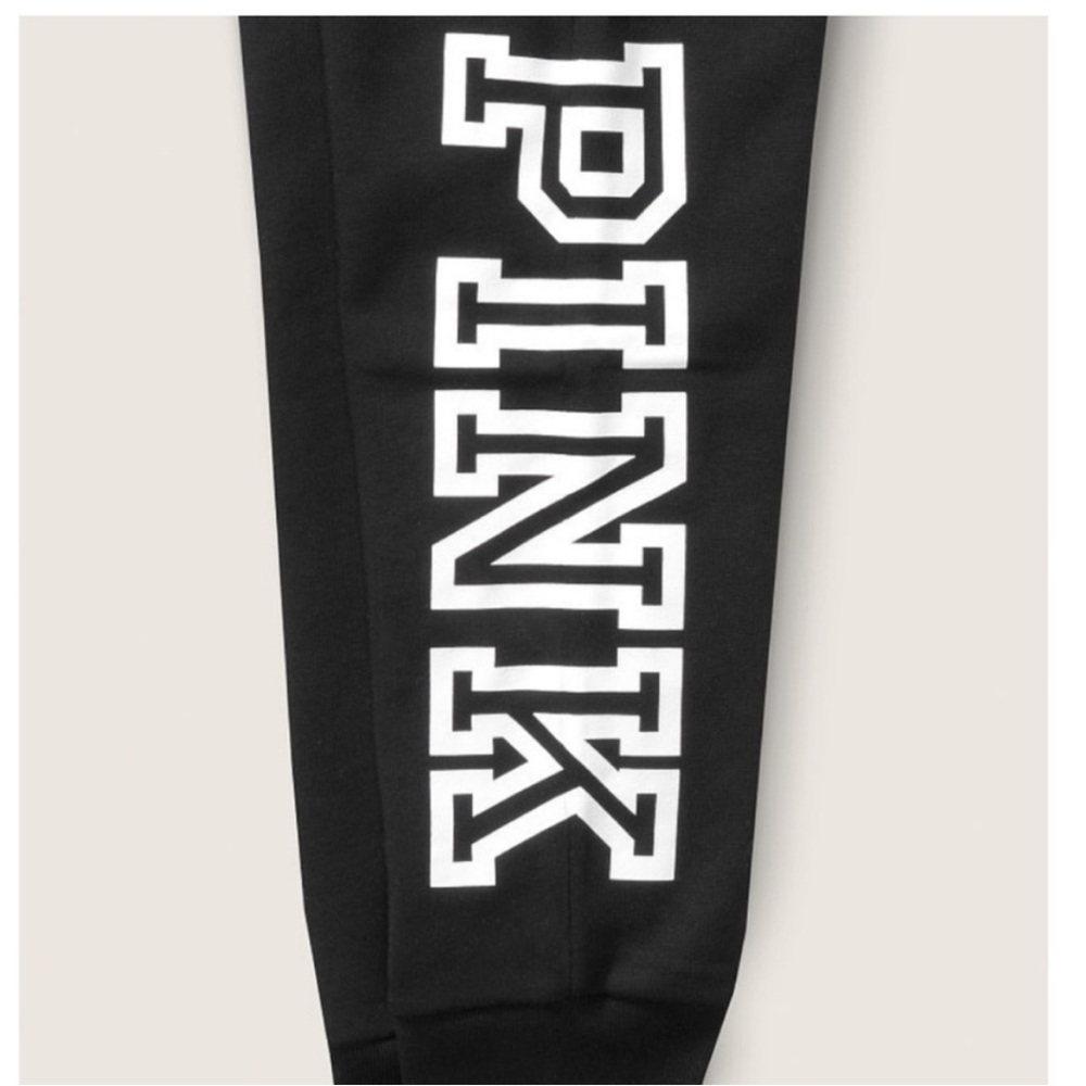 PINK by Victoria Secret black joggers - Picture 3 of 9